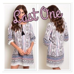 🚨CLOSET CLOSING🚨 Peasant Style Shift Dress